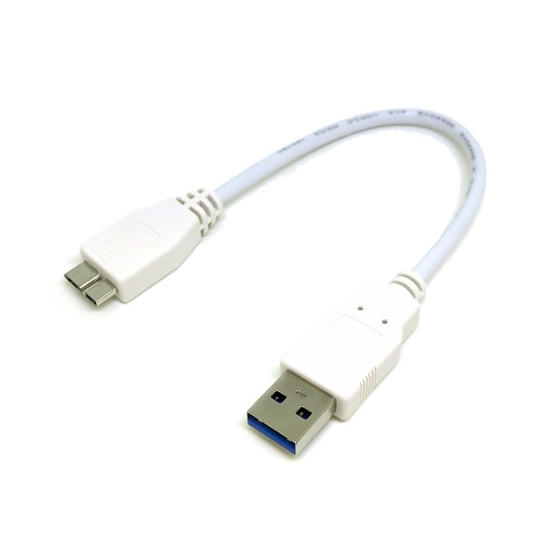 〔ドライブケース用〕USB-A ⇔ micro USBケーブル [0.2m] ホワイト CA2775