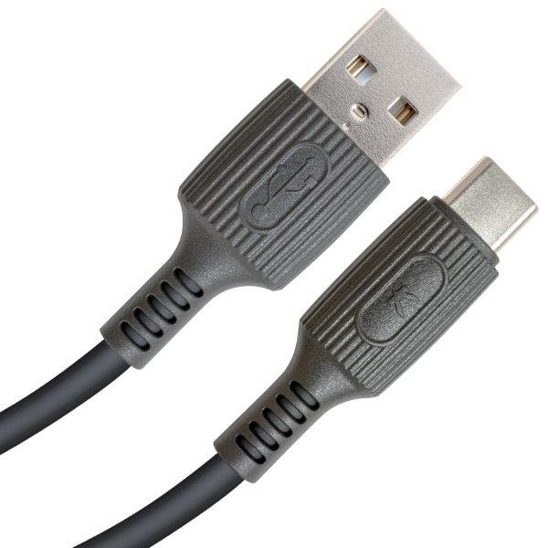 USB-A to USB-C 炩P[u 1.2m ubN JKYAC120BK