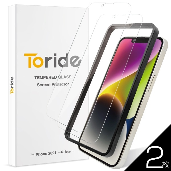 Toride zRȂ iPhone14 iPhone13/13 Prop KXtB 2 Sʕی u[CgJbg  DUSTLESSH 10H 0.33mm \tKCh gf Toride TR004IP61GL