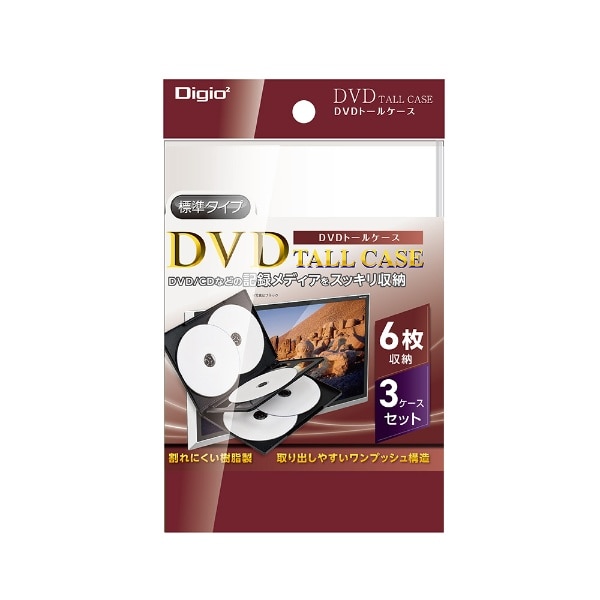 DVD/CDΉ [18[] DVDg[P[X 6[3 zCg DVD-T016-3W