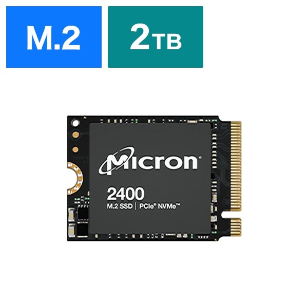 SSD PCI-Expressڑ Micron 2400(22x30mm) MTFDKBK2T0QFM-1BD1AABYYR [2TB /M.2]