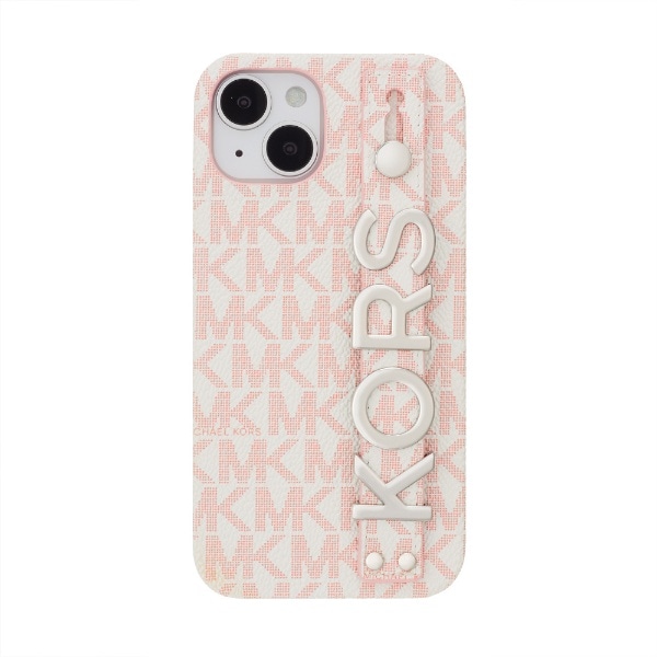MICHAEL KORS - Slim Wrap Case Stand & Ring for iPhone 14 [ Soft Pink ] MICHAEL KORS }CP@R[X