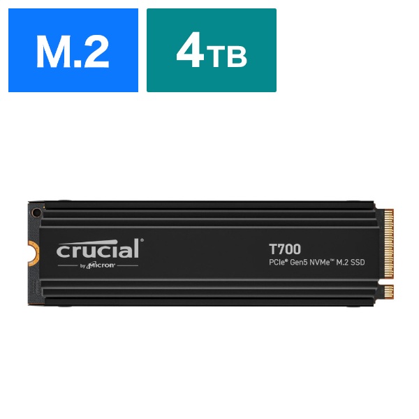 SSD PCI-E Gen5ڑ T700(q[gVN) [4TB /M.2]
