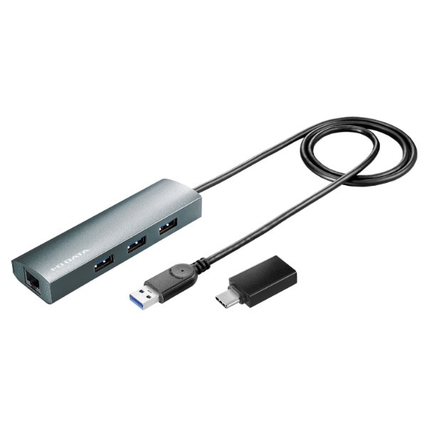 LANϊA_v^ [USB-C{USB-A IXX LAN /USB-A3] 1GbpsΉ(Chrome/Mac/Windows11Ή) US3-HB3ETG2/C