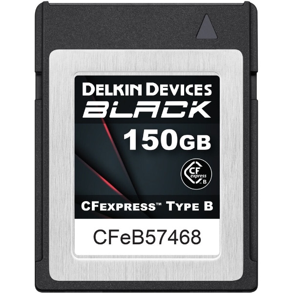 BLACK CFexpress Type BJ[h 150GB  Œ᎝x 1530MB/s DELKIN DEVICES DCFXBBLK150