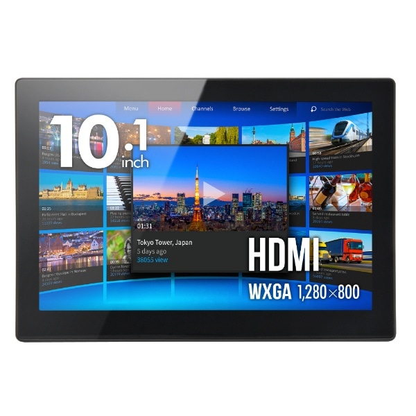 PCj^[ plus one Touch HDMI ubN LCD-10000HT3 [10.1^ /WXGA(1280×800j /Ch]