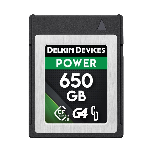POWER CFexpress Type B G4J[h 650GB  Œ᎝x 1490MB/s DELKIN DEVICES DCFXBP650G4