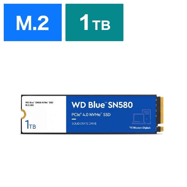 WDS100T3B0E SSD PCI-Expressڑ WD Blue SN580 [1TB /M.2]