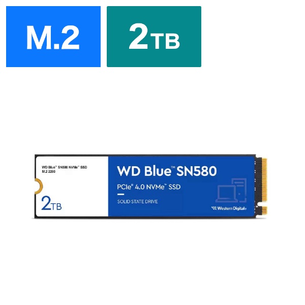 WDS200T3B0E SSD PCI-Expressڑ WD Blue SN580 [2TB /M.2]