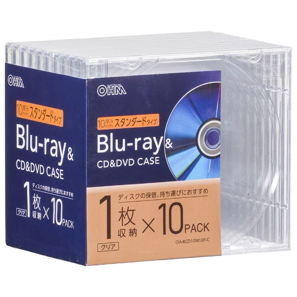 Blu-ray/DVD/CDΉ [10[] P[X 10mmX^_[h^Cv 1[10 NA OA-RCD10M10P-C