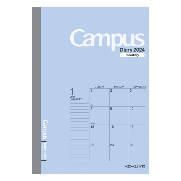 2024N Campus Diary(LpX_CA[) 蒠B6 [}X[/12/jn܂] u[