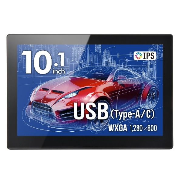 USB-A{USB-Cڑ PCj^[ plus one Touch USB ubN LCD-10000UT3 [10.1^ /WXGA(1280×800j /Ch]