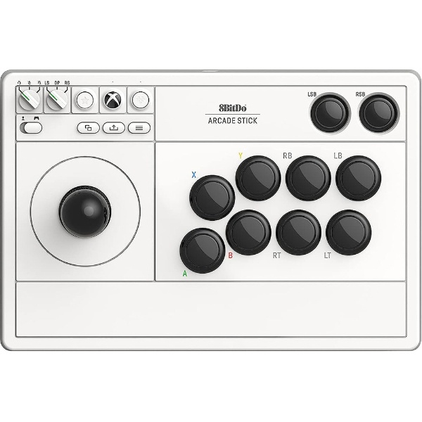 8BitDo Arcade Stick White CY-8BDASX-WHyXbox Series X S/Xbox One/PCz