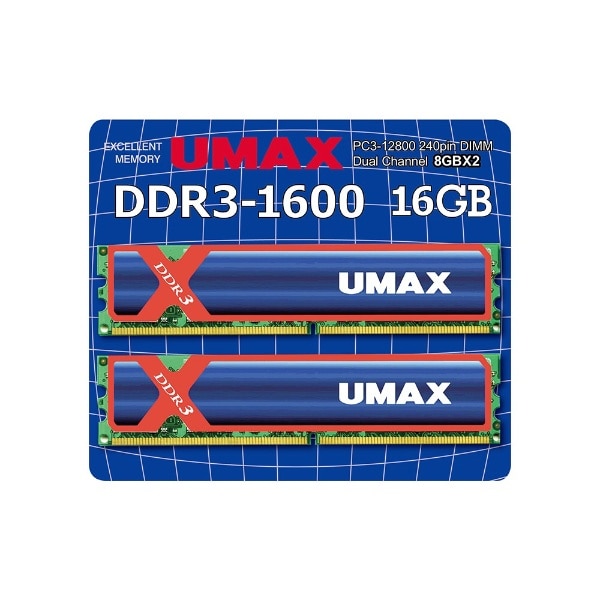 ݃ UM-DDR3-1600 UM-DDR3D-1600-16GBHS [DIMM DDR3 /8GB /2]