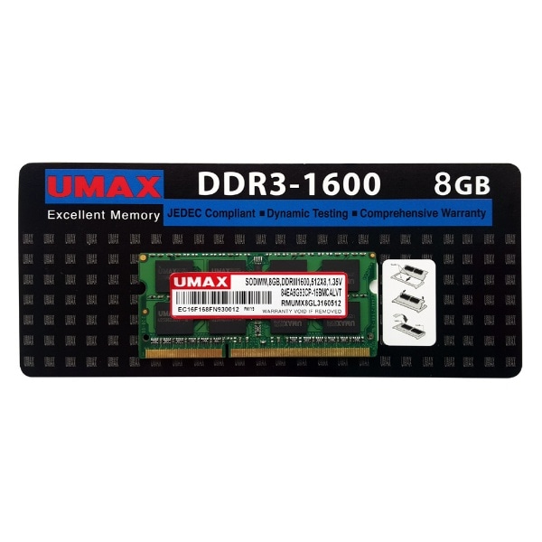 ݃ UM-SODDR3-1600 UM-SODDR3S-1600-8G [SO-DIMM DDR3 /8GB /1]
