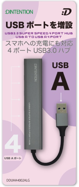 DDUHA4002ALG USB-Anu (Chrome/Android/Mac/Windows11Ή)DINTENTION CgO[ [oXp[ /4|[g /USB 3.2 Gen1Ή]