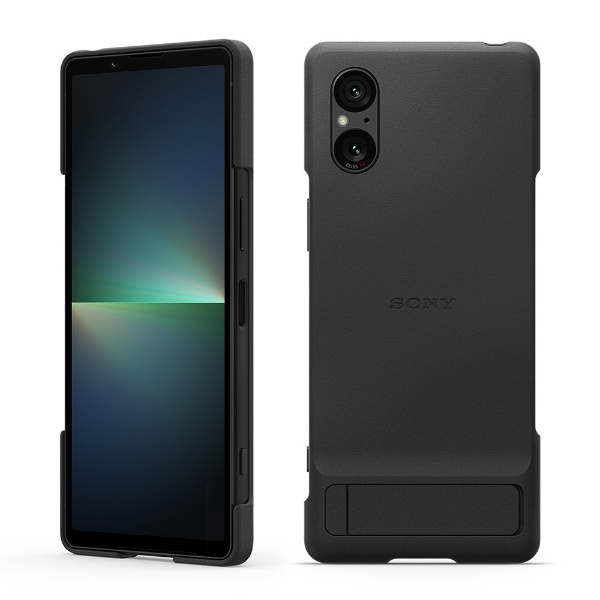 Xperia 5 V Style Cover with Stand \j[ ubN XQZ-CBDE/BJPCX