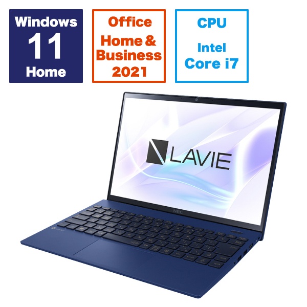 m[gp\R LAVIE N13 Slim(N1375/HAL) lCr[u[ PC-N1375HAL [13.3^ /Windows11 Home /intel Core i7 /F16GB /SSDF512GB /Office HomeandBusiness /2023NH~f]