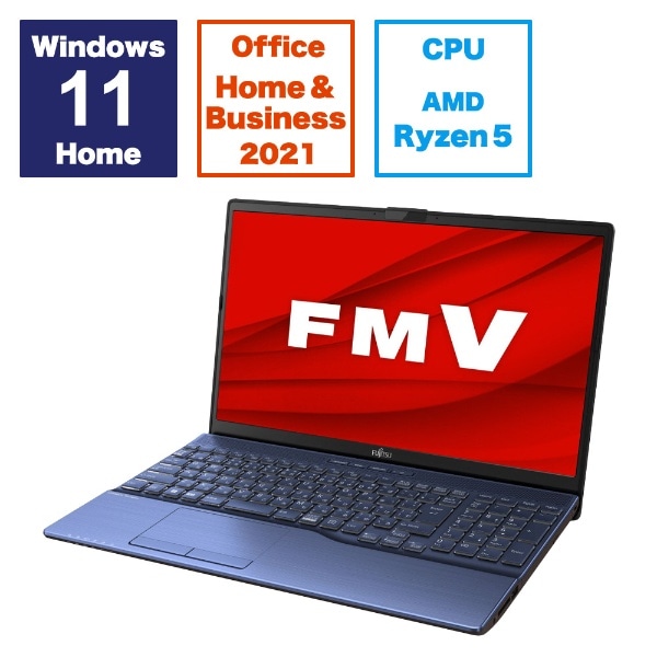 m[gp\R FMV LIFEBOOK AH480/H ^bNu[ FMVA480HL [15.6^ /Windows11 Home /AMD Ryzen 5 /F16GB /SSDF256GB /Office HomeandBusiness /2023N11f]