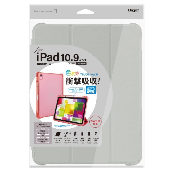 10.9C` iPadi10jp ՌzP[X O[ TBC-IP2202GY