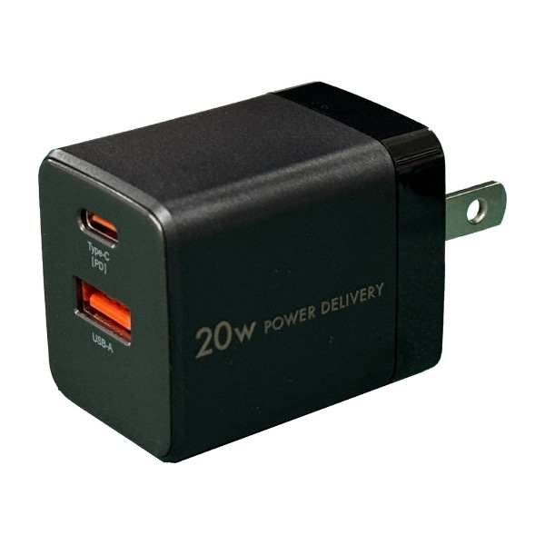 PowerDelivery20Wo AC-USB[d 2PortiC&Aj ubN ACUC-20PQBK [2|[g /USB Power DeliveryΉ /Smart ICΉ]