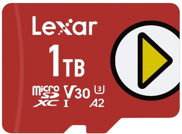 Lexar PLAY microSDXCJ[h 1TB UHS-I U3 V30 A2 LMSPLAY001T-B1NNJ [Class10 /1TB]