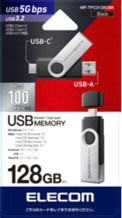 USB (Android/iPadOS/iOS/Mac/Windows11Ή) ubN MF-TPC3128GBK [128GB /USB TypeA{USB TypeC /USB3.2 /]]