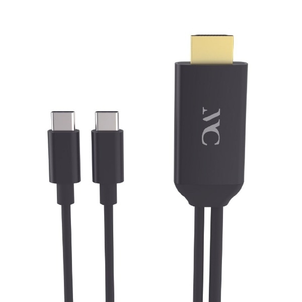 USB-C  HDMI{USB-CIX(dp USB PDΉ)P[u [f /2m /4KΉ] iPhone/AndroidX}zΉ KD-266