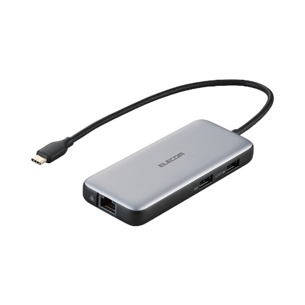 mUSB-C IXX HDMI / LAN / USB-A2 / USB-C2nUSB PDΉ 100W hbLOXe[V Vo[ DST-C27SV [USB Power DeliveryΉ]