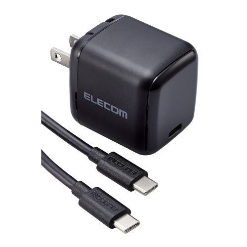USB Power Delivery 65W AC[d(Type-C to CP[ut/2m) ܂肽݃vO ^ ubN ACDC-PD8765BK
