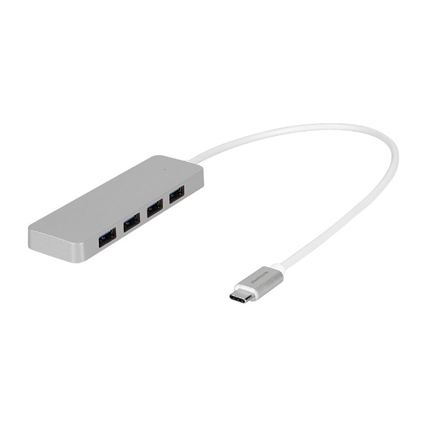 OWL-UCHU3A4-SI USB-C  USB-A ϊnu (iPadOS/Mac/Windows11Ή) Vo[ [oXp[ /4|[g /USB 3.2 Gen1Ή]