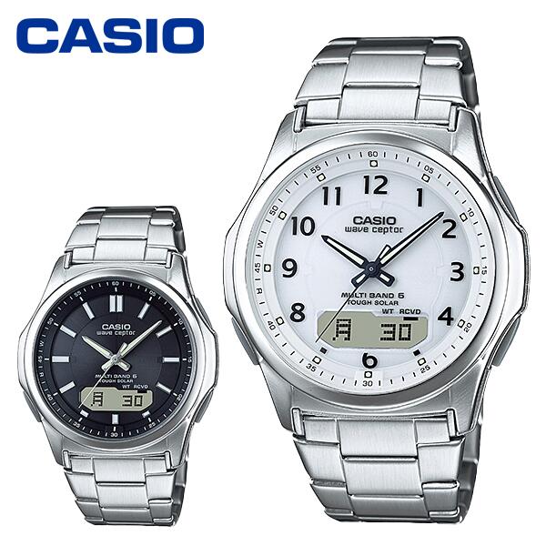CASIO カシオ 腕時計 ソーラー 電波時計 メンズ ワンプッシュ三つ折れ