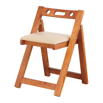 天然木折りたたみチェア 完成品 木製 コンパクト チェア 折りたたみ 椅子 いす イス チェア 送料無料