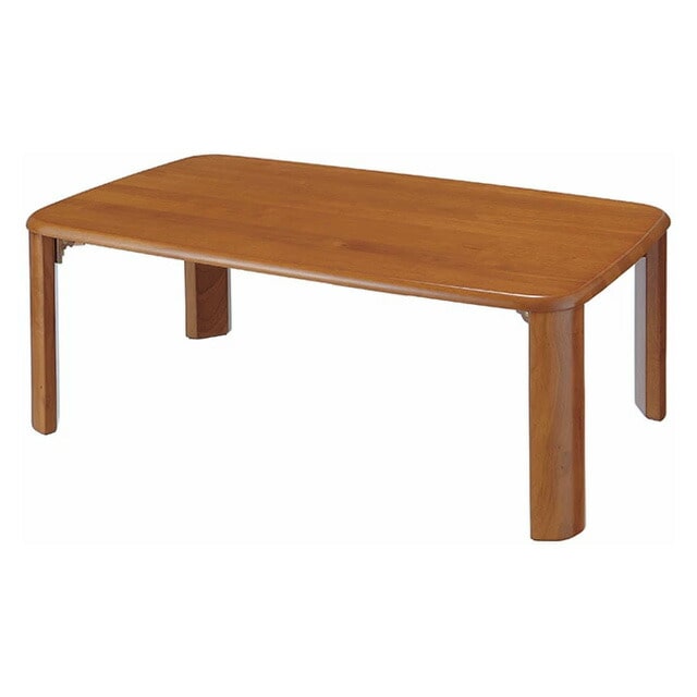 匠木工 天然木収納式折れ脚テーブル 90cm幅 送料無料
