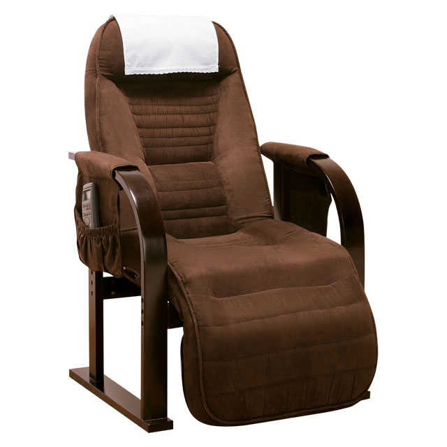 出荷予定:3月上旬頃 和座楽 座椅子 低反発 リクライニング 天然木 低反発高座椅子 座ったままリクライニング 送料無料