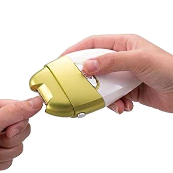 電動爪削り＆角質ケアローラー Leaf DX 電動 電動爪やすり 電動ヤスリ 電池式 送料無料
