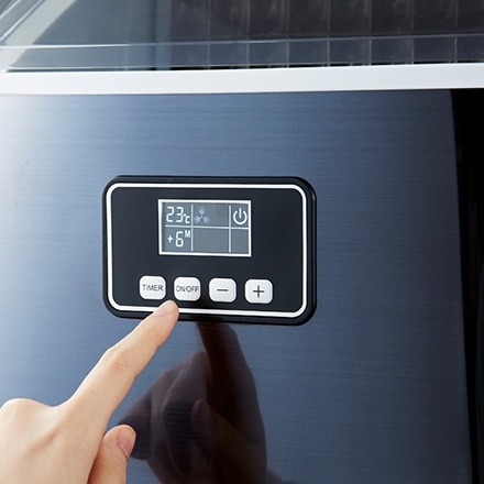 simplus 製氷機 自動洗浄機能付き タイマー機能 キューブアイス 家庭用 