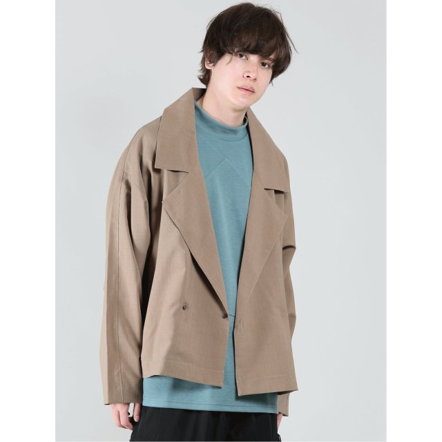 BIGラぺル ルーズ ダブルジャケット(M 33ベージュ): トップページ|JRE