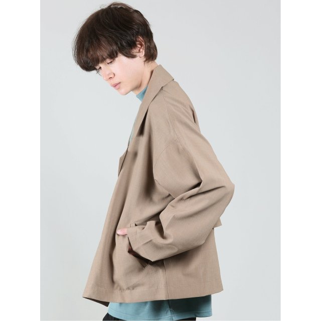 BIGラぺル ルーズ ダブルジャケット(M 33ベージュ): トップページ|JRE