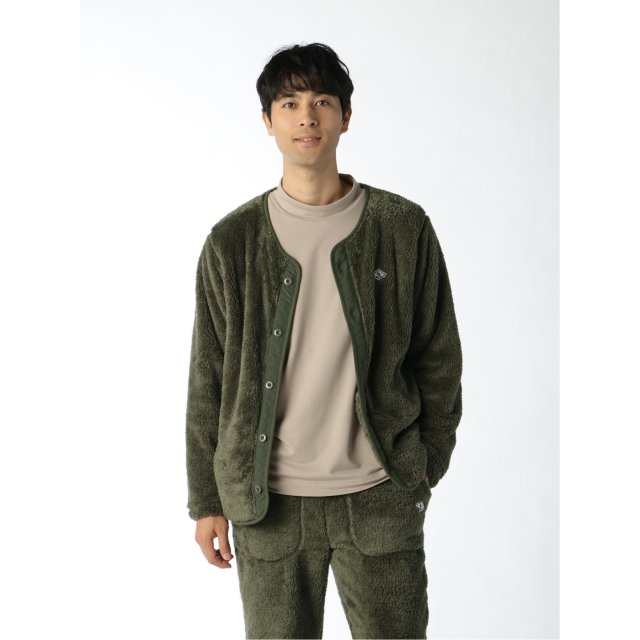 WEB限定】快適 ボアフリース カーディガン(セットアップ可能)【TAKA-Q