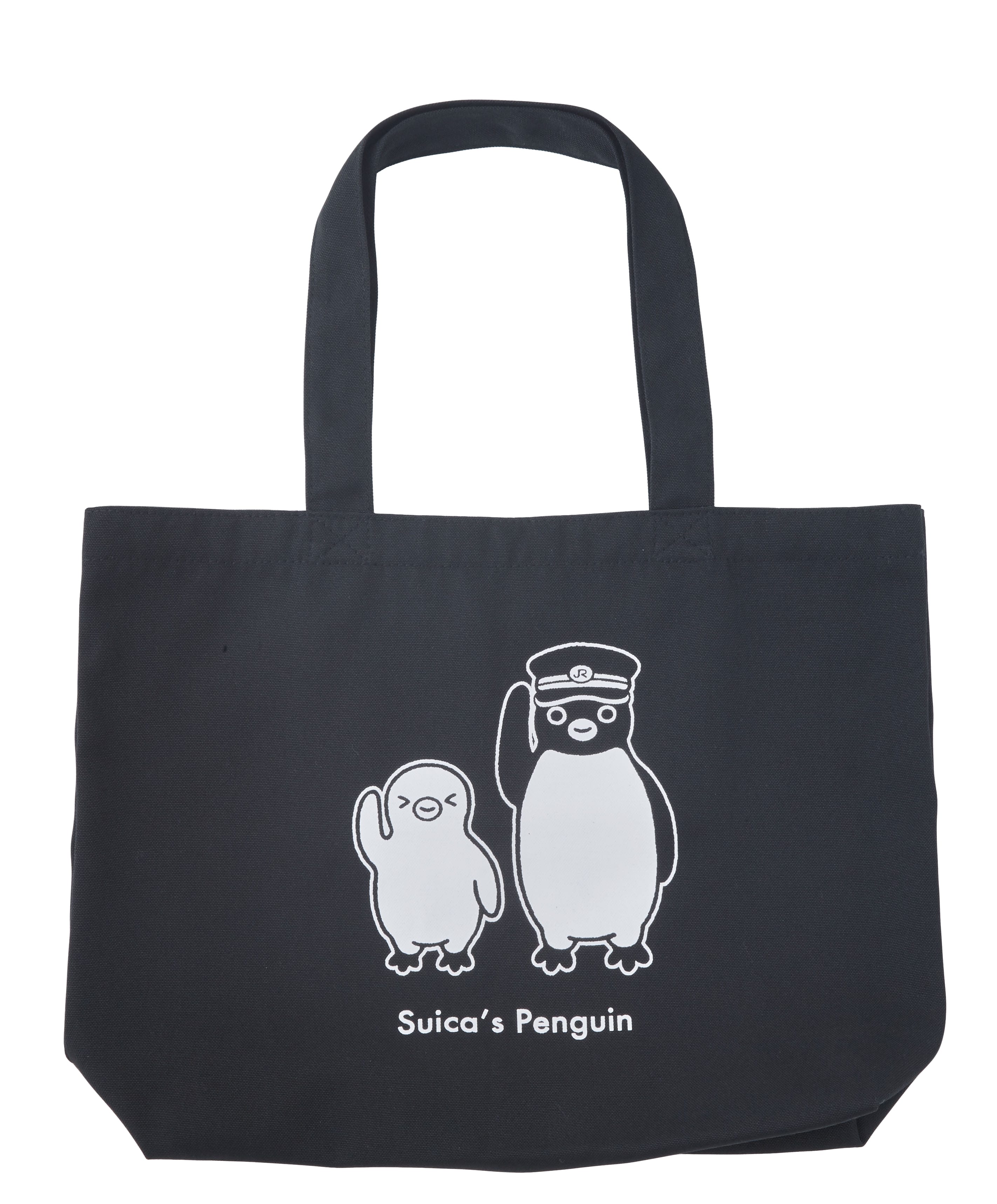 【Suicaのペンギン】黒トート（鉄道シリーズ）