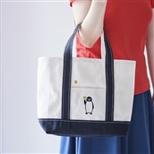 【硬券マグネット付】【Suicaのペンギン】24オンス帆布トートバッグ