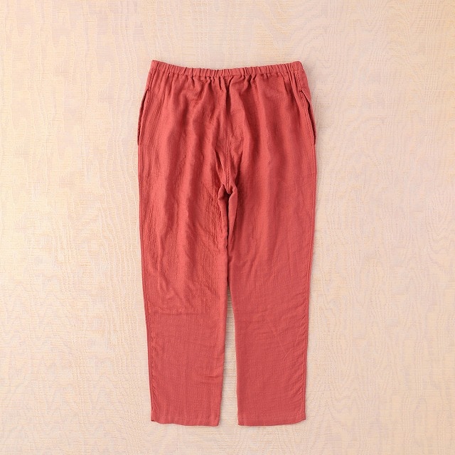 送料無料 マシュマロガーゼ ベーシック メンズパジャマ レッド La La レッド Uchino Online Shop Jre Mall店 Jre Mall