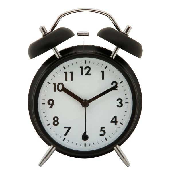 置き時計 ベル 目覚まし時計 コンパクト おしゃれ 電池式 アナログ アラーム インテリア（ 置時計 とけい アラームクロック テーブル
