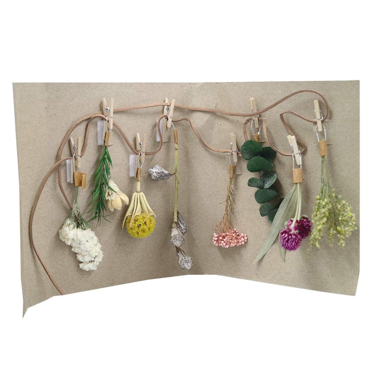 ドライフラワー Garland Botanical（ ガーランド 壁掛け 花 インテリア ギフト 贈り物 プレゼント 壁 壁飾り 飾り 玄関