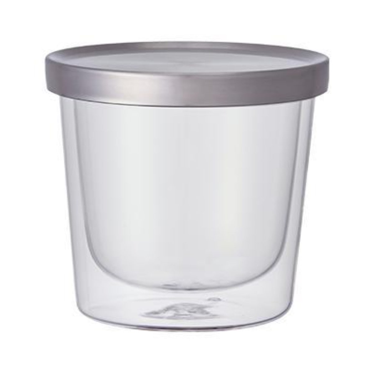 キントー カップ 260ml フタ付き ダブルウォール 耐熱ガラス （ KINTO コップ ティーウェア ダブルウォールグラス 蓋付き ガラス