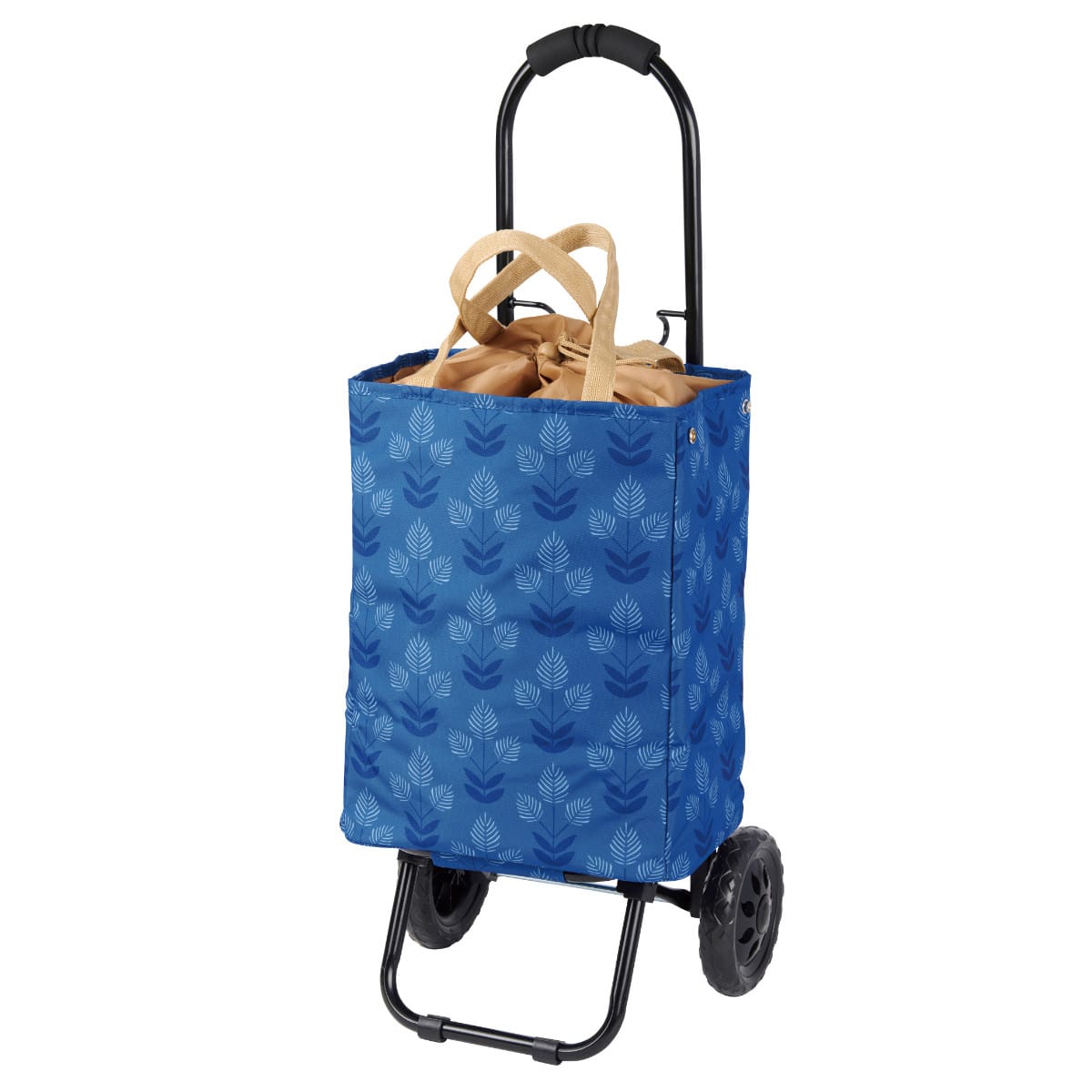ショッピングカート cocoro ルシー トートカート（ キャリーカート カート 2輪 おしゃれ 大容量 軽い 保冷 買い物 保温 バッグ
