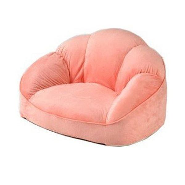 ローソファ 1人掛け シェル型 クロワッサン風（ ソファ ソファー