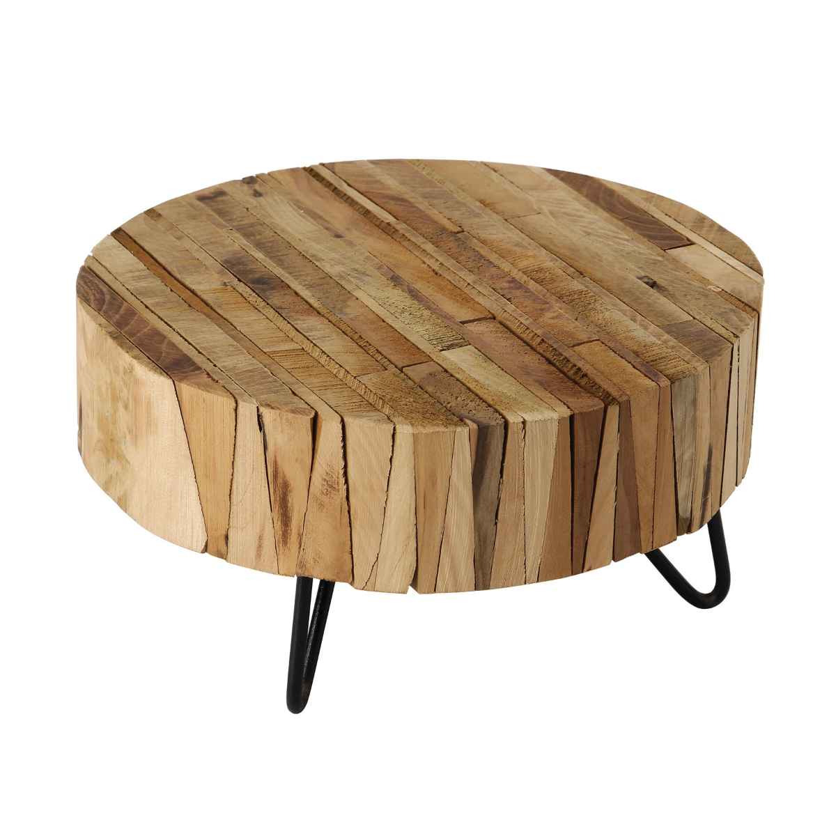 フラワースタンド パーケットディスプレイスタンド ラウンド（ 花台 飾り台 プランターベース フラワー スタンド 木 丸 室内 プランター