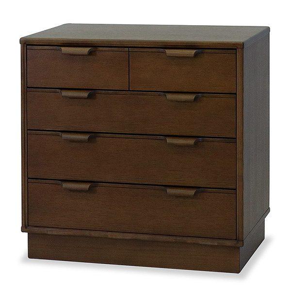 チェスト 4段 天然木 シンプルデザイン NEWカーム 幅70cm（ 4段